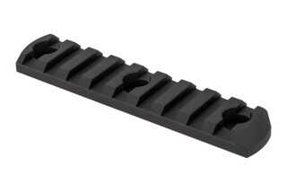 Magpul 9-slot M-LOK rail section is machined from lightweight aluminum for long term durability with a tough anodized finish.